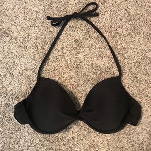 Xhilaration black push-up swimsuit top